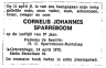 Overlijden - Cornelis Johannes Sparreboom--05-08-1914--Bron-CBG