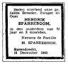 Overlijden - Hendrik Sparreboom--26-09-1863--15-12-1943--114.186.A14-Bron-3-CBG-Krant-onbekend