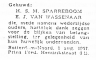 Huwelijk - H S M Sparreboom & E J van Wassenaar (Familieblad 1990-1-1)