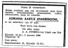 Overlijden - Adriana Aartje Sparreboom--27-10-1901--Bron-CBG