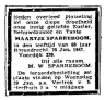 Overlijden - Maartje Sparreboom--30-12-1886--25-01-1947--114.186.A1F-Bron-2-CBG-Krant-Overlijdensbericht