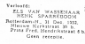 Verloving - Henk Sparreboom & Els van Wassenaar (Familieblad 1990-1-1)