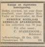 Overlijden - Hendrik Nicolaas Cornelis Sparreboom--17-02-1863--Bron-Delpher-krant-Haagsche Courant-23-10-1939