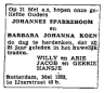 Huwelijksherdenking - Johannes Sparreboom--10-08-1905--Bron-CBG
